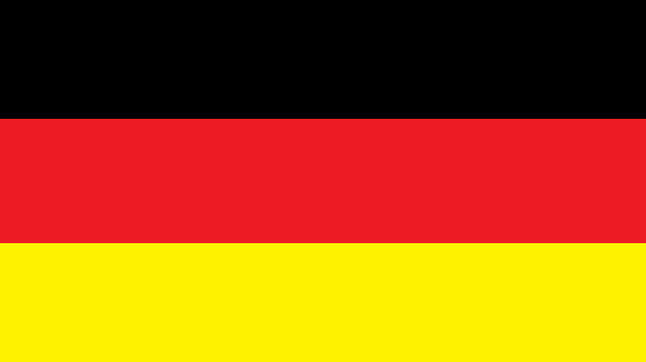 Deutschland Flagge schwarz-rot-gold