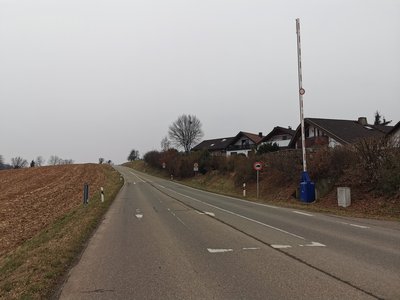 Bilder der K1063 aus Richtung Grafenau in Richtung Aidlingen